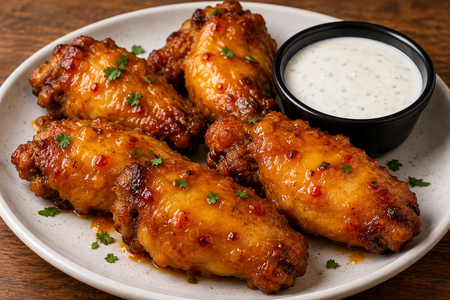 Chicken Wings: Mango Habanero flavor